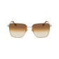 Victoria Beckham Gold Metal Sunglasses