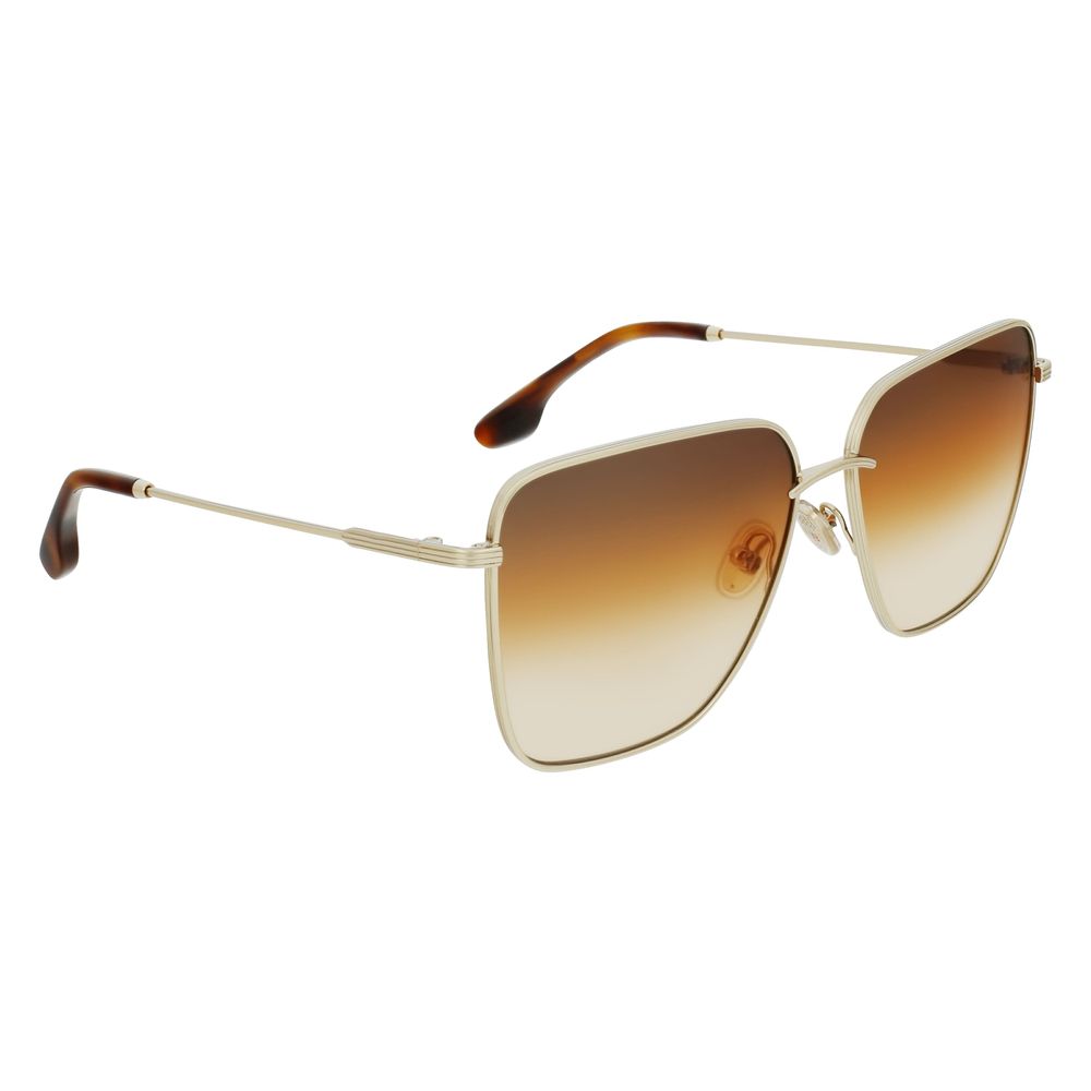 Victoria Beckham Gold Metal Sunglasses