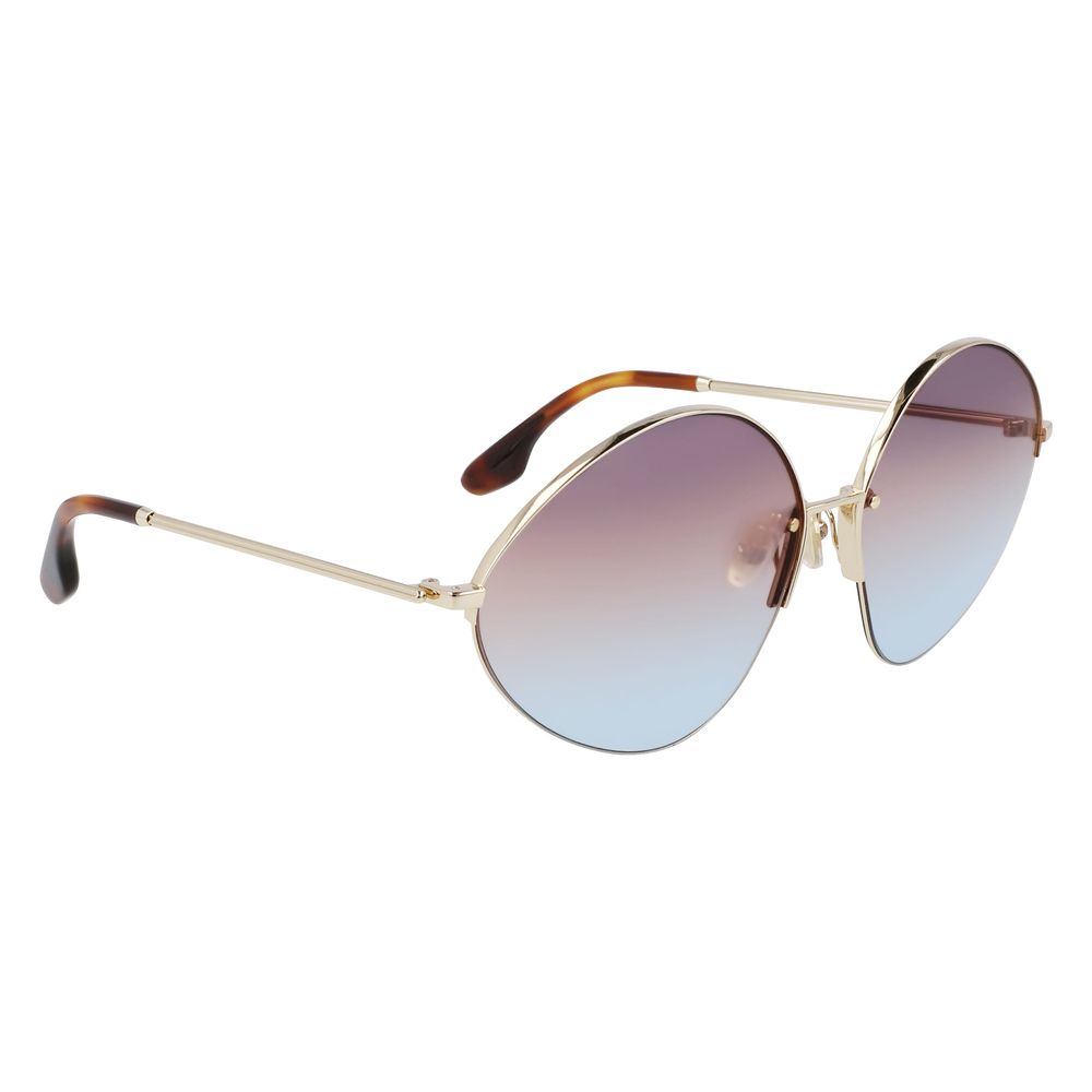 Victoria Beckham Gold Metal Sunglasses