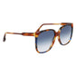 Victoria Beckham Brown Acetate Sunglasses