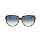 Victoria Beckham Brown Acetate Sunglasses