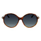 Victoria Beckham Brown Acetate Sunglasses