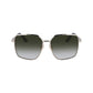Victoria Beckham Yellow Metal Sunglasses