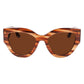 Victoria Beckham Brown Acetate Sunglasses