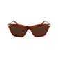 Victoria Beckham Brown Acetate Sunglasses