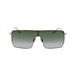 Victoria Beckham Gold Metal Sunglasses