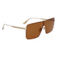 Victoria Beckham Gold Metal Sunglasses