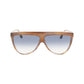 Victoria Beckham Brown Acetate Sunglasses