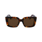 Victoria Beckham Brown Acetate Sunglasses