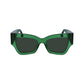 Victoria Beckham Green Acetate Sunglasses