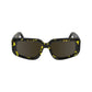 Victoria Beckham Yellow Acetate Sunglasses