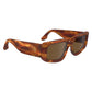 Victoria Beckham Brown Acetate Sunglasses