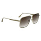 Victoria Beckham Gold Metal Sunglasses