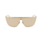 Victoria Beckham Gold Metal Sunglasses