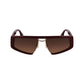 Victoria Beckham Red Metal Sunglasses