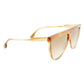 Victoria Beckham Gold Acetate Sunglasses