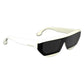Victoria Beckham White Acetate Sunglasses