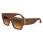 Victoria Beckham Brown Acetate Sunglasses