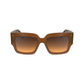 Victoria Beckham Brown Acetate Sunglasses