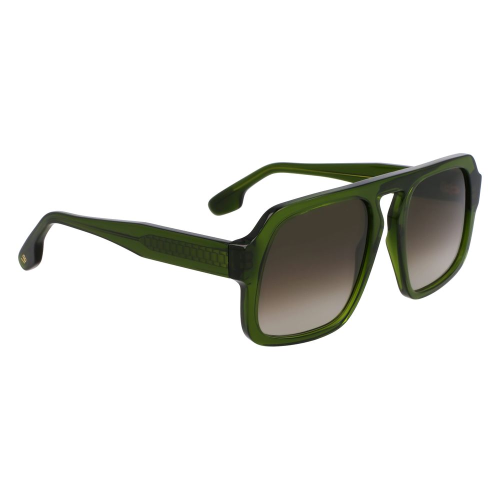 Victoria Beckham Green Acetate Sunglasses
