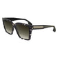 Victoria Beckham Brown Acetate Sunglasses