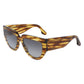 Victoria Beckham Brown Acetate Sunglasses