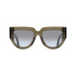 Victoria Beckham Brown Acetate Sunglasses