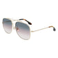 Victoria Beckham Gold Metal Sunglasses