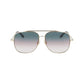 Victoria Beckham Gold Metal Sunglasses