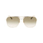 Victoria Beckham Gold Metal Sunglasses