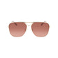 Victoria Beckham Gold Metal Sunglasses