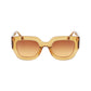 Victoria Beckham Brown Acetate Sunglasses