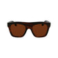 Victoria Beckham Brown Acetate Sunglasses