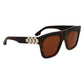 Victoria Beckham Brown Acetate Sunglasses