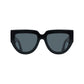 Victoria Beckham Black Acetate Sunglasses
