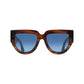 Victoria Beckham Brown Acetate Sunglasses
