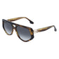 Victoria Beckham Brown Acetate Sunglasses
