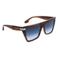Victoria Beckham Brown Acetate Sunglasses