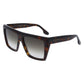 Victoria Beckham Brown Acetate Sunglasses