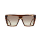 Victoria Beckham Brown Acetate Sunglasses