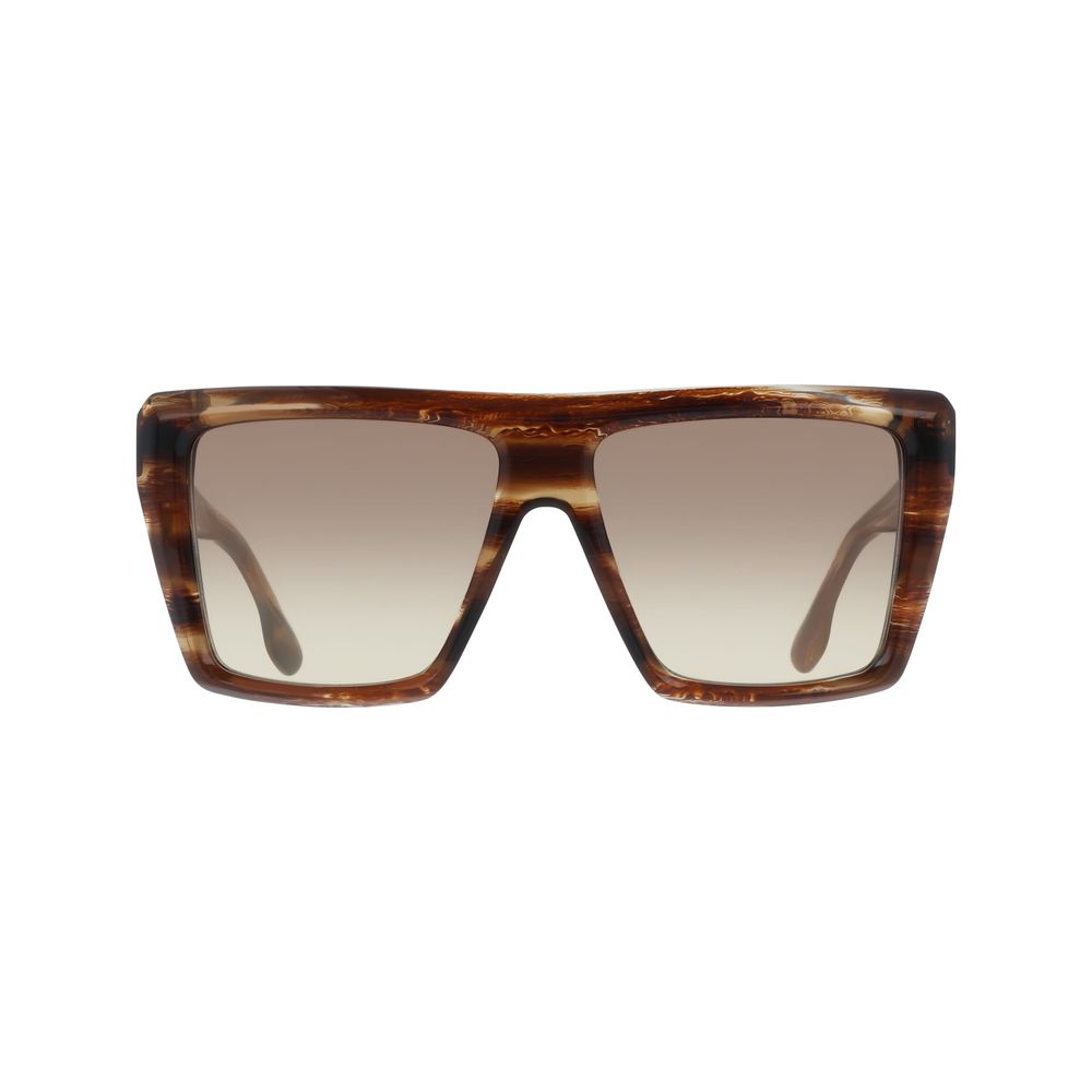Victoria Beckham Brown Acetate Sunglasses