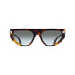 Victoria Beckham Brown Acetate Sunglasses