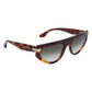 Victoria Beckham Brown Acetate Sunglasses