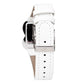 Laura Biagiotti White Leather Dress Watch