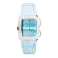 Laura Biagiotti Blue Leather Dress Watch