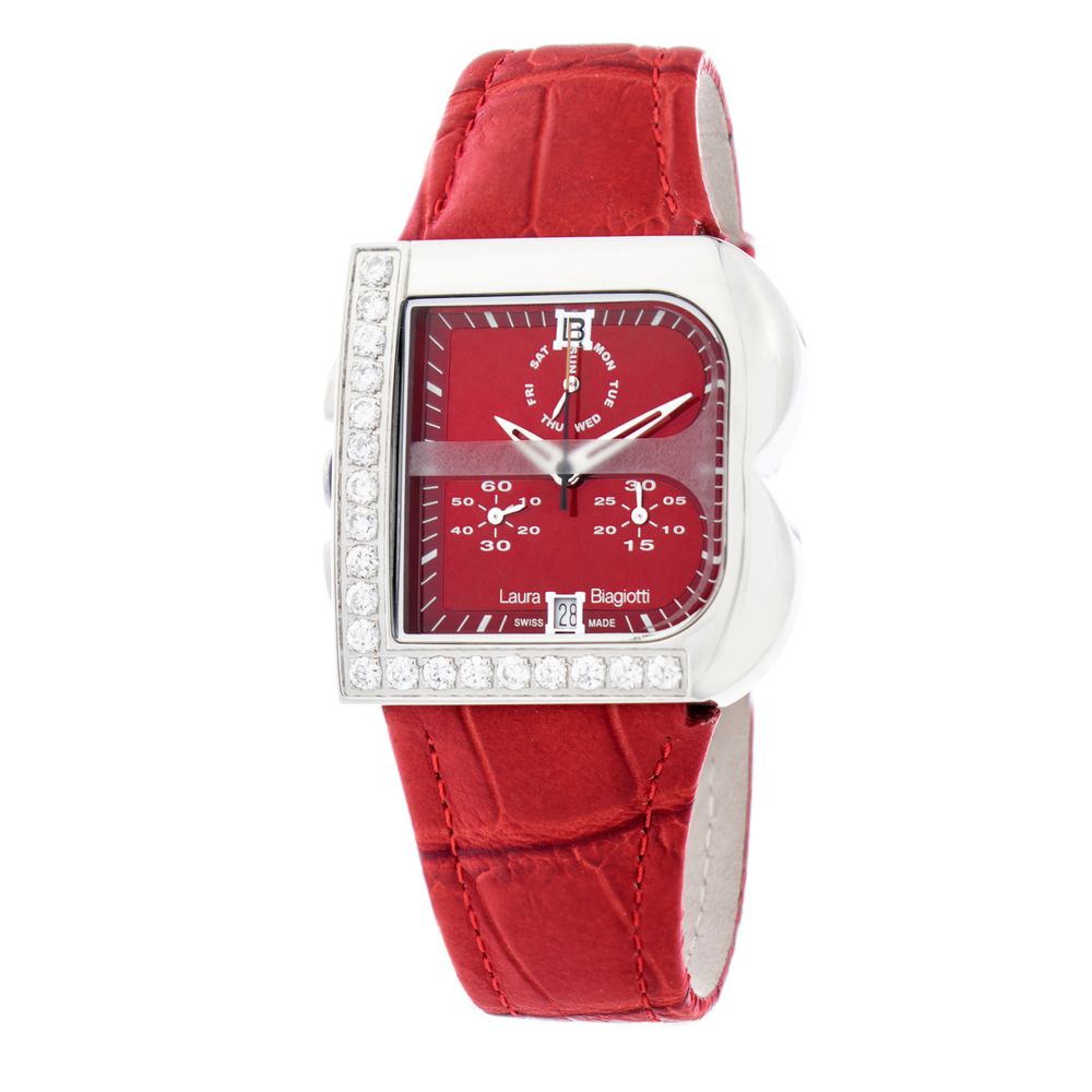 Laura Biagiotti Multicolor Leather Dress Watch