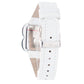 Laura Biagiotti White Leather Dress Watch