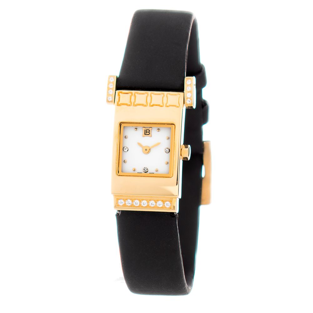Laura Biagiotti Black Rubber Dress Watch