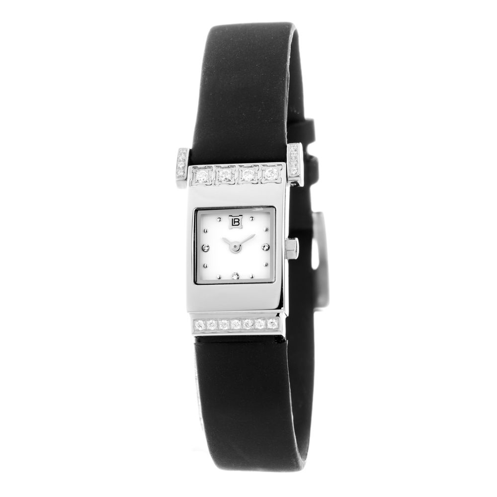Laura Biagiotti Black Rubber Dress Watch