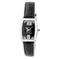 Laura Biagiotti Black Leather Dress Watch